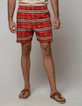 BOXER WOVEN URBAN CHK 2 CBWCK2:BROWN SUGAR:L:CHECKS:BOXER