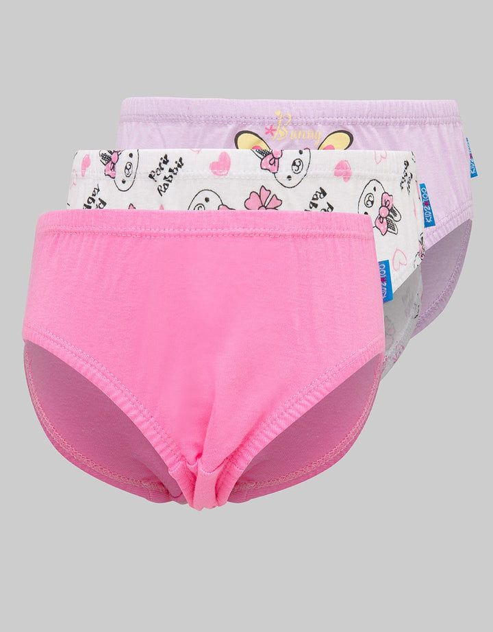 Kidz Too Brief Pack Of 3 Cd Girls Bunny