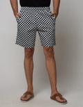 BOXER WOVEN URBAN CHK 3 - LONG - POCKET CBWCK3P:BLACK:L:CHECKS:BOXER