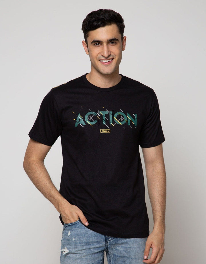 Nevada Short Sleeve T-Shirt Print Action