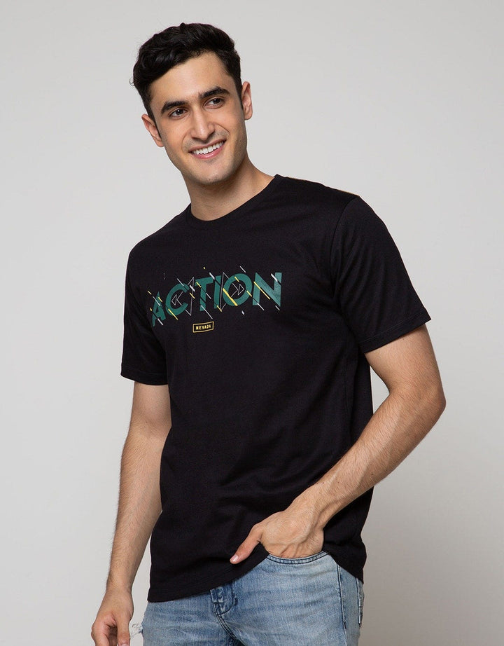 Nevada Short Sleeve T-Shirt Print Action