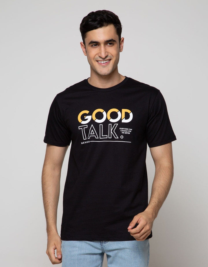 Nevada Short Sleeve T-Shirt Print Good Talk