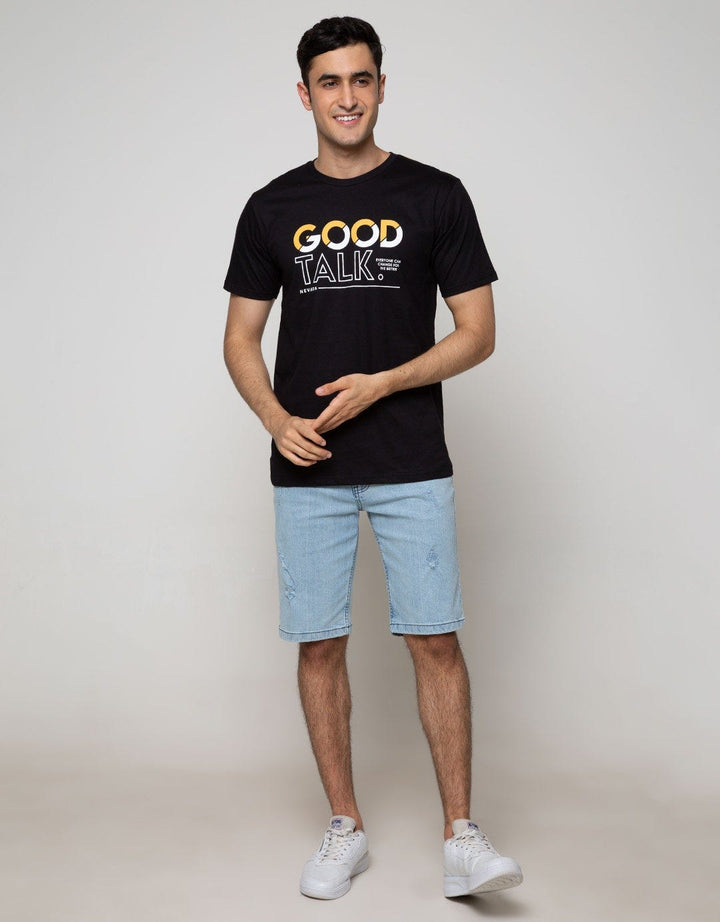 Nevada Short Sleeve T-Shirt Print Good Talk