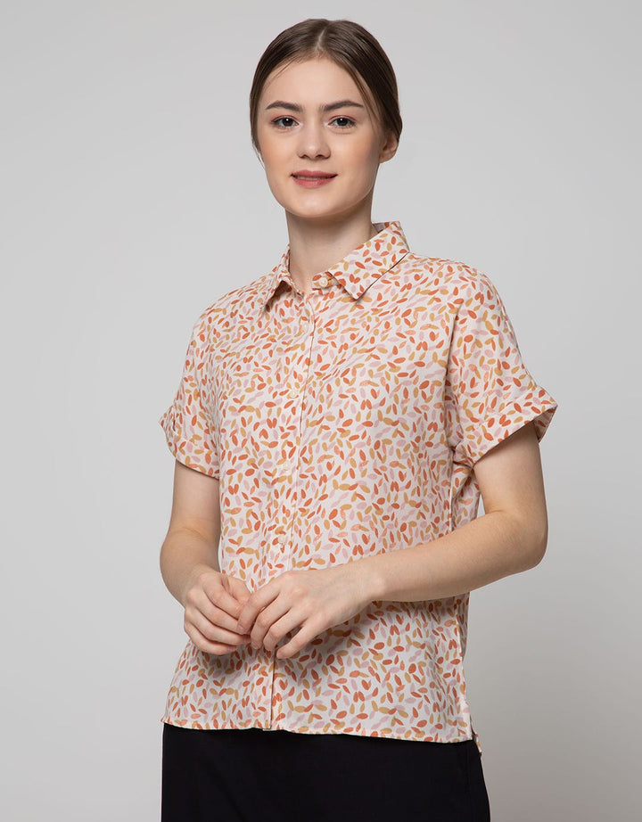 Connexion Short Sleeve Shirt Vrsc Print Abstract