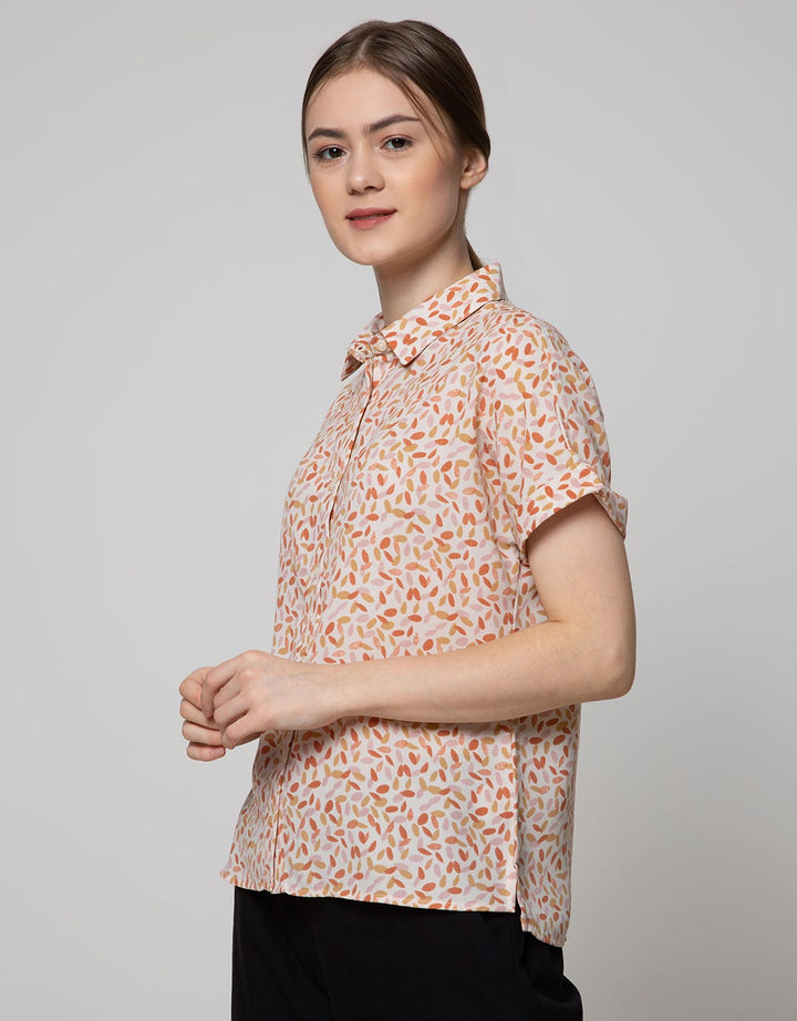Connexion Short Sleeve Shirt Vrsc Print Abstract