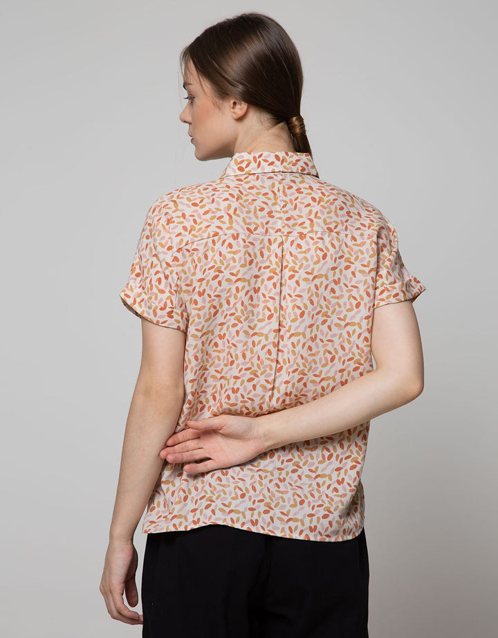 Connexion Short Sleeve Shirt Vrsc Print Abstract