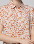 Connexion Short Sleeve Shirt Vrsc Print Abstract