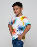 Little M Short Sleeve T-Shirt Splash Dino