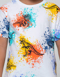 Little M Short Sleeve T-Shirt Splash Dino