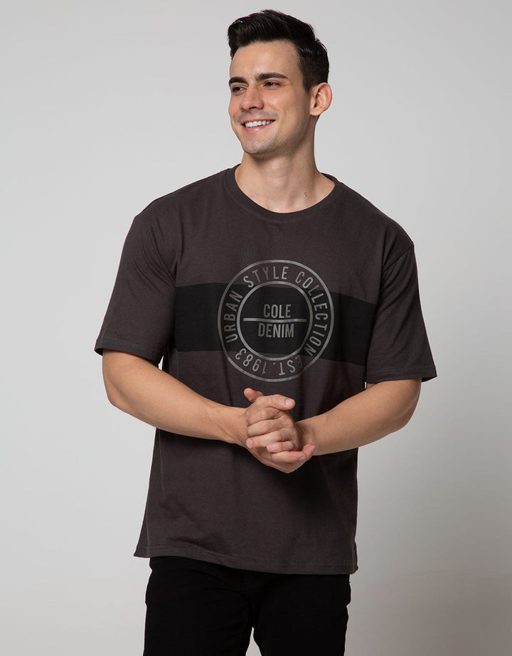 Cole Short Sleeve T-Shirt Print Dada Print Embossed Tonal Body