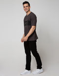 Cole Short Sleeve T-Shirt Print Dada Print Embossed Tonal Body