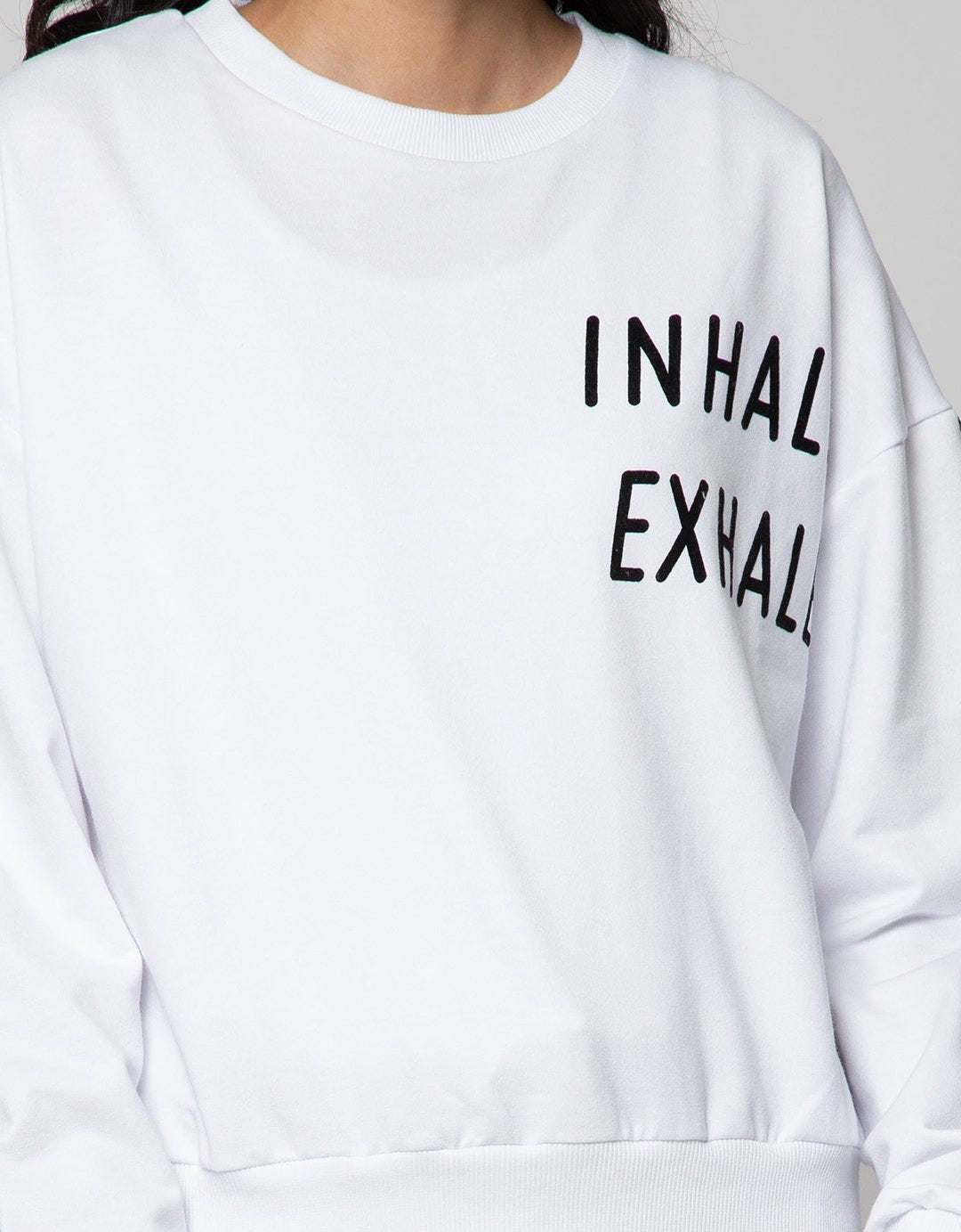Nevada Sweatshirt Solid Inhale Exhale