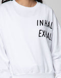 Nevada Sweatshirt Solid Inhale Exhale