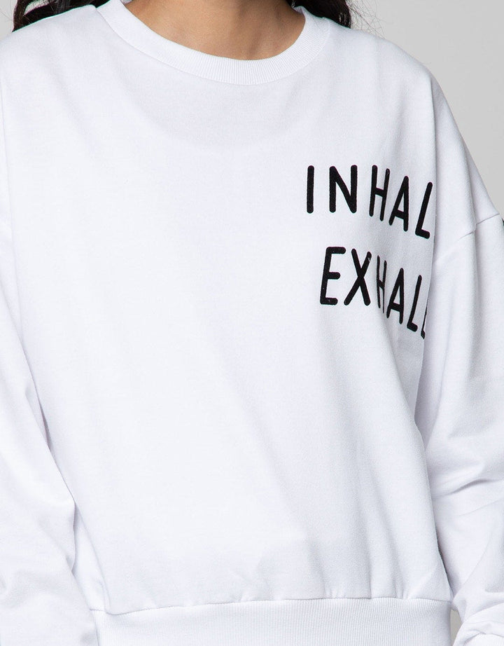 Nevada Sweatshirt Solid Inhale Exhale