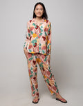 St. Yves Long Sleeve Pyjama Pants Abstrak Daun