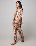 St. Yves Long Sleeve Pyjama Pants Abstrak Daun