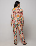 St. Yves Long Sleeve Pyjama Pants Abstrak Daun
