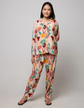 St. Yves Long Sleeve Pyjama Pants Abstrak Daun