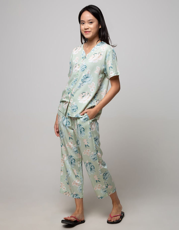 St. Yves Short Sleeve Pyjama Pants Soft Rose