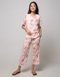 St. Yves Short Sleeve Pyjama Pants Soft Rose