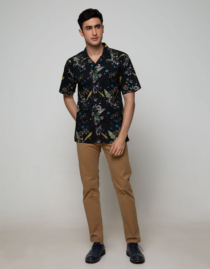 Scotch Kemeja Pria Pendek Kemeja Hawai Polpin