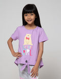 Little M Short Sleeve T-Shirt Bear Awesome Girl