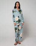 St. Yves Long Sleeve Pyjama Pants White Peony