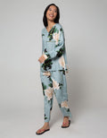 St. Yves Long Sleeve Pyjama Pants White Peony