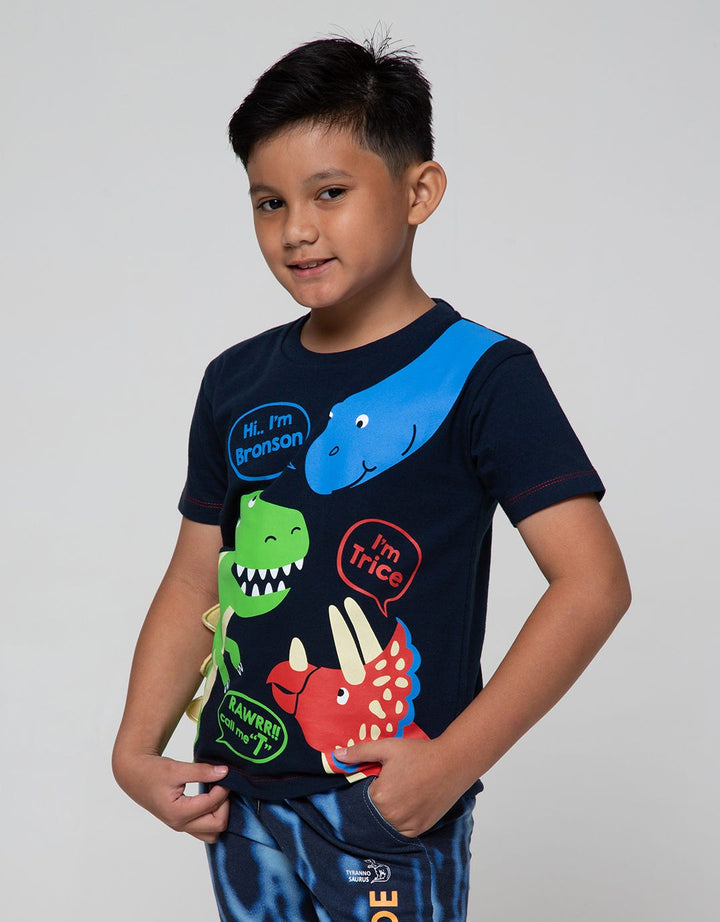Little M Short Sleeve T-Shirt Dino Cucuk