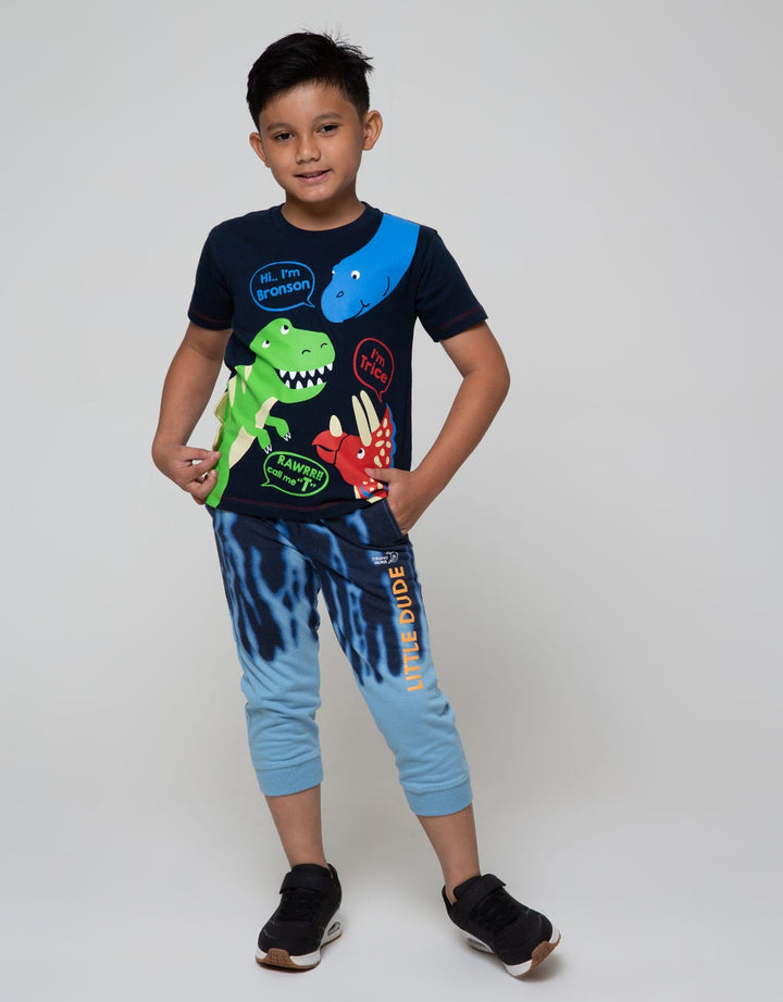 Little M Short Sleeve T-Shirt Dino Cucuk