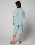 Nevada Short Sleeve Pyjama Capri Karakter Face