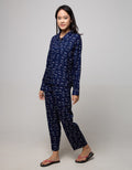 Nevada Long Sleeve Pyjama Pants Fishy Cat