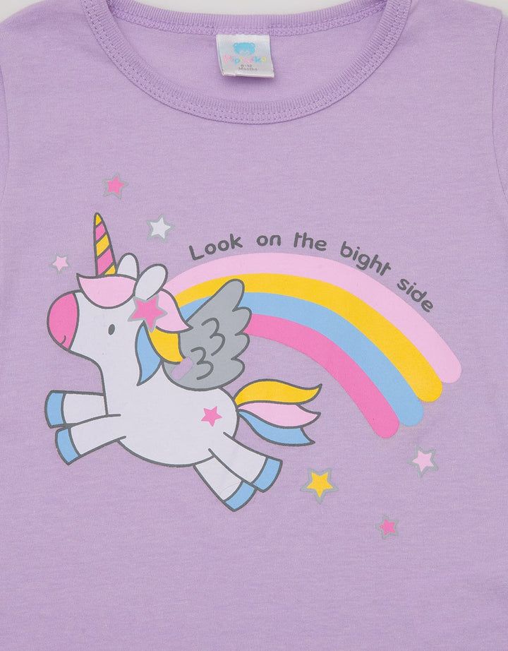 Pipiniko Short Sleeve T-Shirt Key Item Unicorn Wing Application