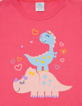 Pipiniko Short Sleeve T-Shirt Key Item 2 Dino Heart Application