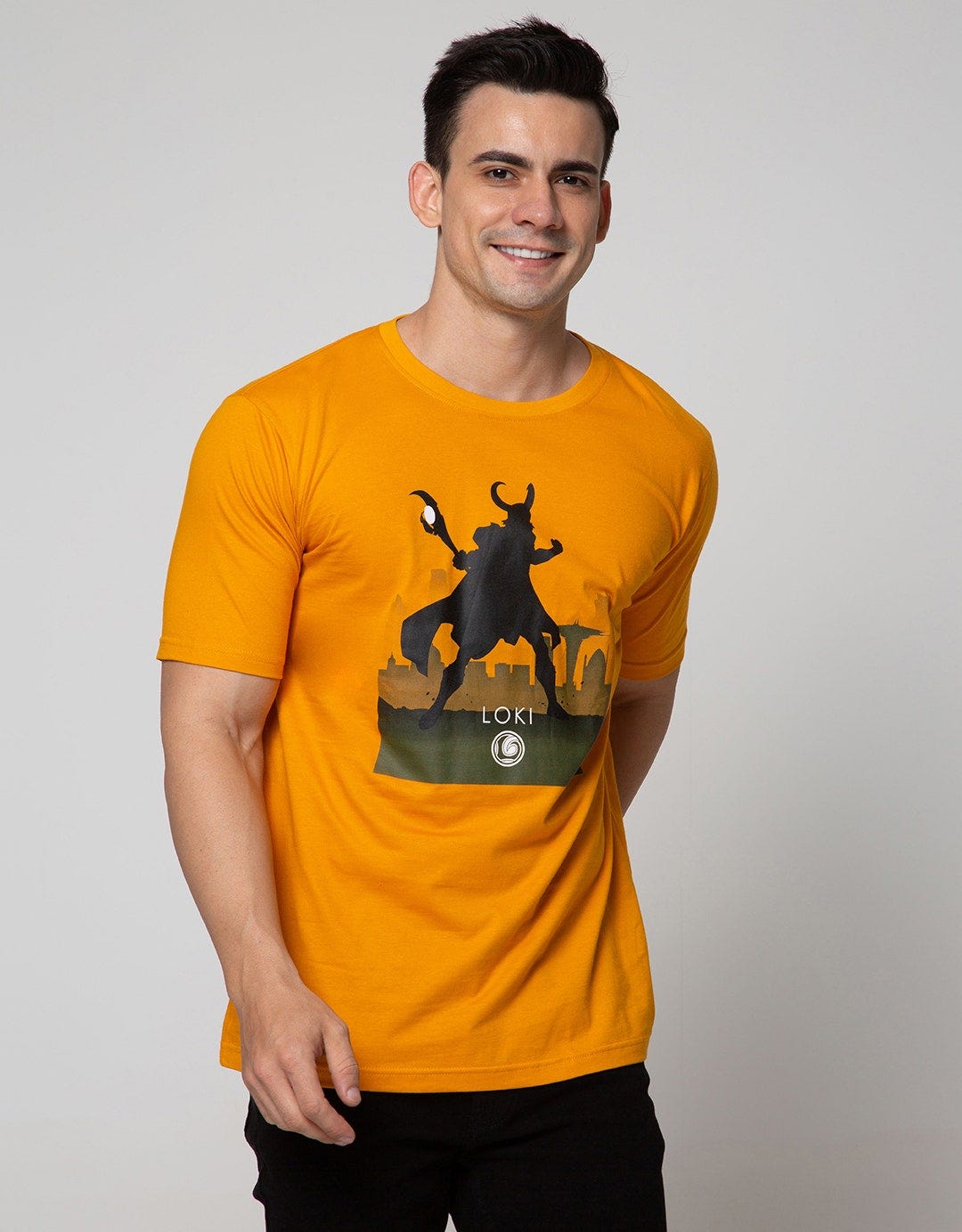 Marvel Loki Collection Silhouette Short Sleeve T-Shirt 