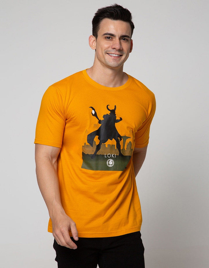 Marvel Loki Collection Silhouette Short Sleeve T-Shirt 