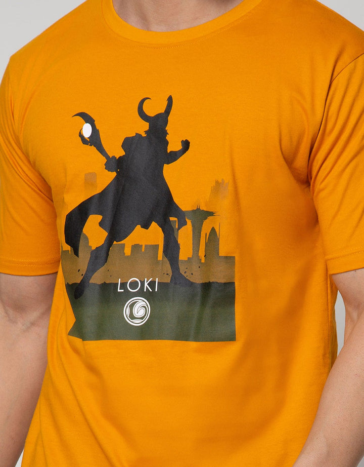 Marvel Loki Collection Silhouette Short Sleeve T-Shirt 
