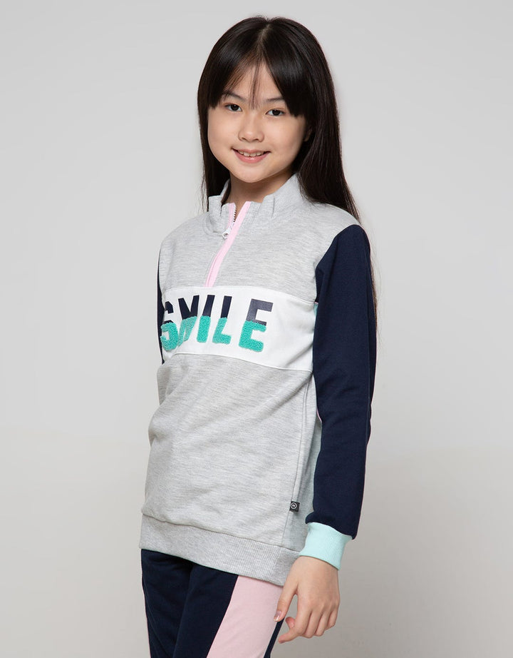 Nevada Jacket Zipper Cut And Sewn Bordir Handuk Smile
