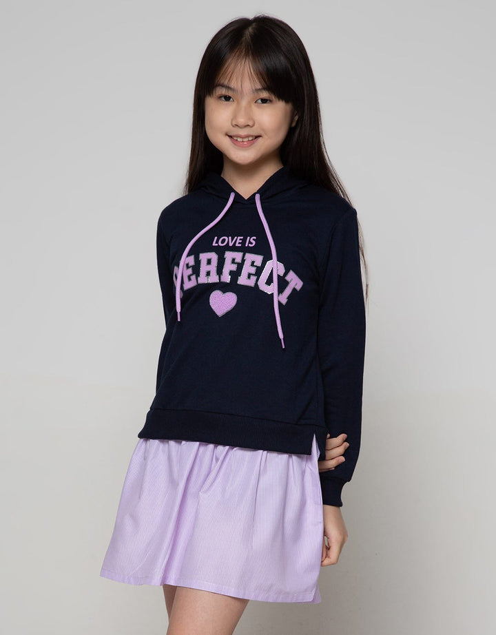 Nevada Long Sleeve Midi Dress Print Love