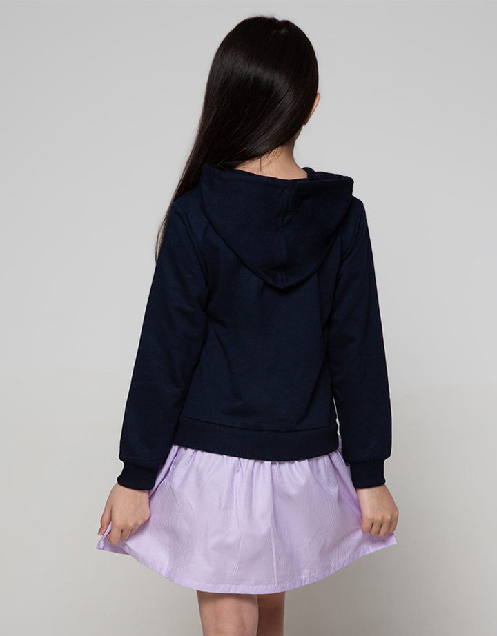 Nevada Long Sleeve Midi Dress Print Love