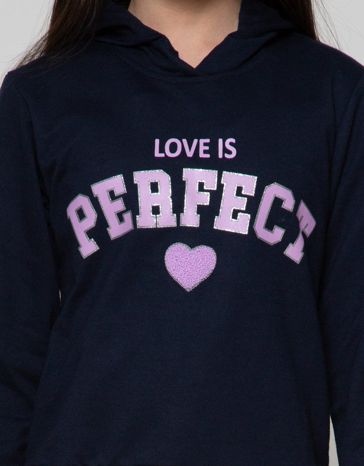 Nevada Long Sleeve Midi Dress Print Love