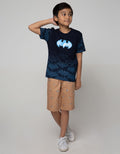Character Short Sleeve T-Shirt Batman Logo Tech Foil A