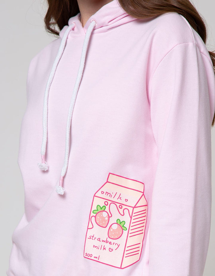 Nevada Sweatshirt Strawberry Milk