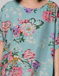 St. Yves Short Sleeve Midi Dress Camomilie Tea