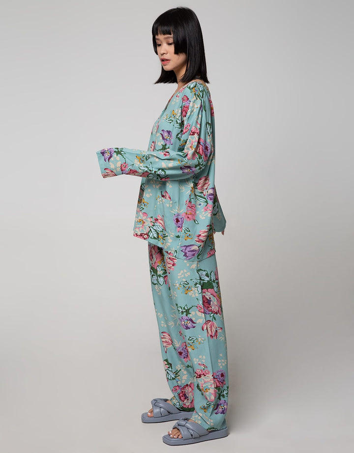 St. Yves Long Sleeve Pyjama Pants Camomilie Tea