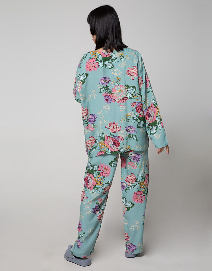 St. Yves Long Sleeve Pyjama Pants Camomilie Tea