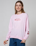 Nevada Sweatshirt Solid Strawberry Milk