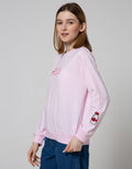 Nevada Sweatshirt Solid Strawberry Milk