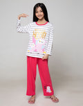 Boboo Setelan Piyama Lengan Panjang Anak Perempuan Bedtime Is A Hoot