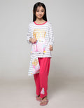 Boboo Setelan Piyama Lengan Panjang Anak Perempuan Bedtime Is A Hoot